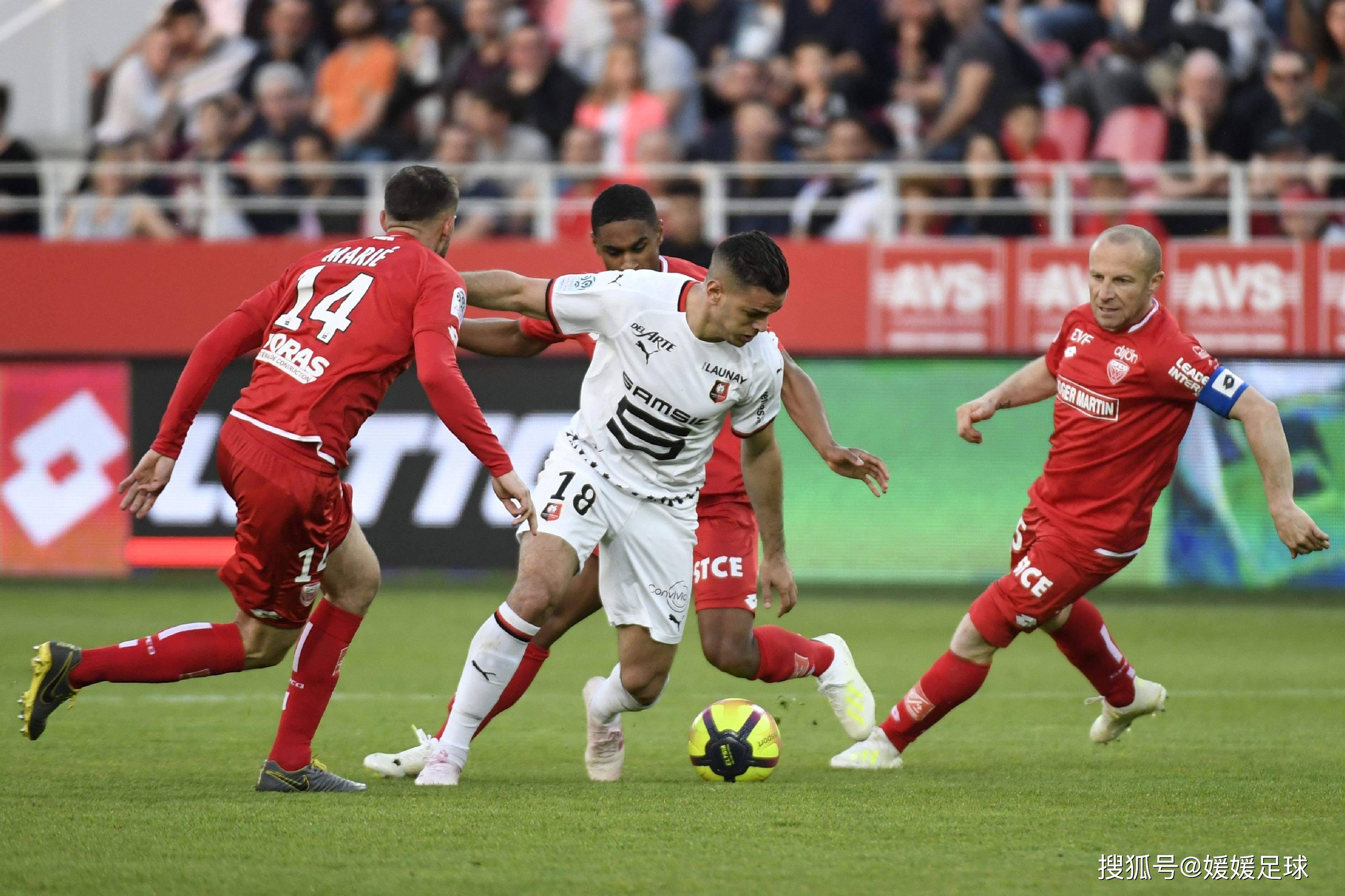 里昂客场战平雷恩，萨拉热窝两球领先遭逆转